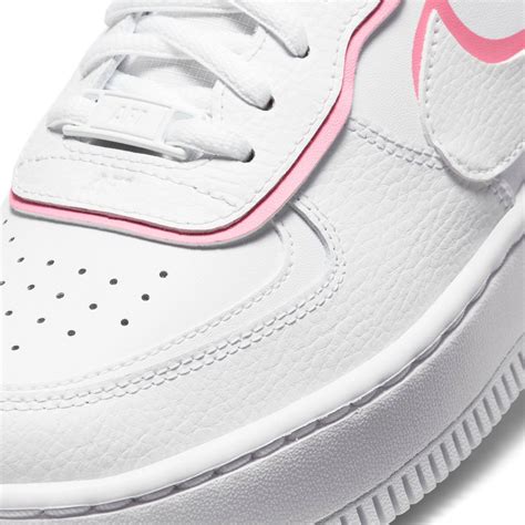 nike air force wit met rood roze|air force 1 schoenen.